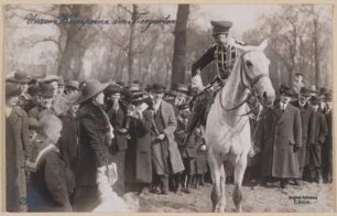 Unser Kronprinz im Tiergarten. Postkarte