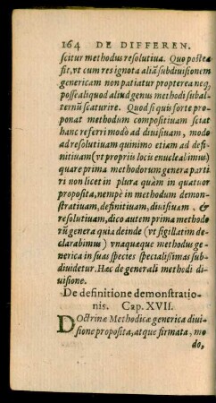 De definitione demonstrationis. Cap. XVII.