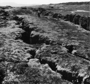 Vulkanische Erdrisse, Island