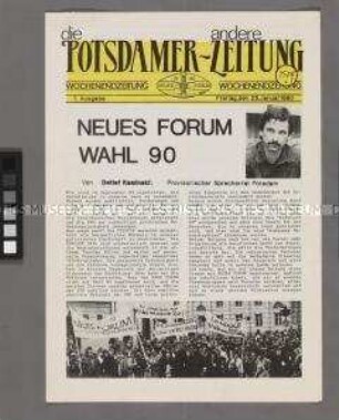 Wochenzeitung der Bürgerbewegung "die andere Potsdamer Zeitung"
