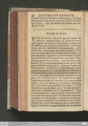 Réponse de Babet.
