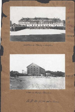 Aufstellung der Abteilung in Schleißheim