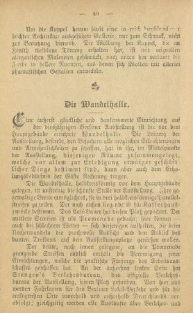 Die Wandelhalle