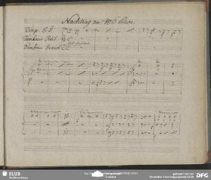 No. 6 Chor (timp, tamburino, tamb)