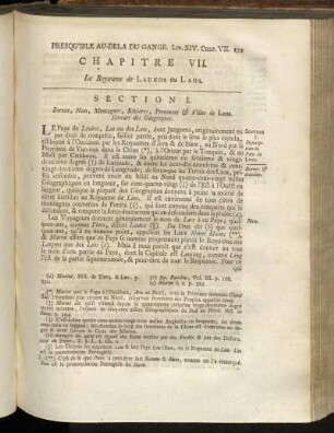 Section I. - Section IV.