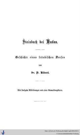 Steinbach bei Mudau. Geschichte eines fränkischen Dorfes.