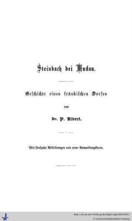Steinbach bei Mudau. Geschichte eines fränkischen Dorfes.