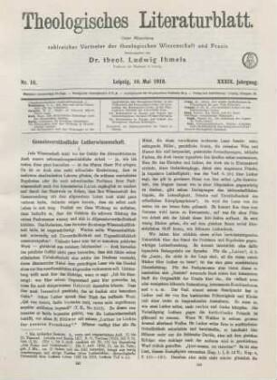 153-156 Gemeinverständliche Lutherwissenschaft