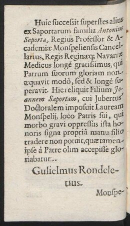 Gulielmus Rondeletius.