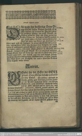 Leichenpredigt : Antritt, Leichen-Text, Eingang, Tractatio