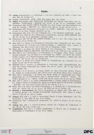 Städte (Nr. 740-1053)