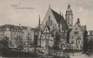 Leipzig: Thomasring mit Thomaskirche