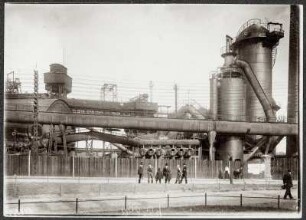 Mährisch Ostrau (Ostrava/Tschechische Republik)-Witkowitz. Eisenwerk im Stadtteil Vítkovice
