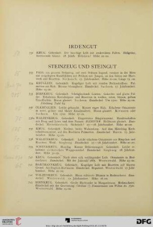Irdengut (Nr. 731)