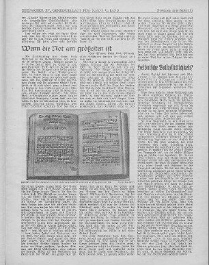 Wenn die Not am größten ist / Erich Kiel