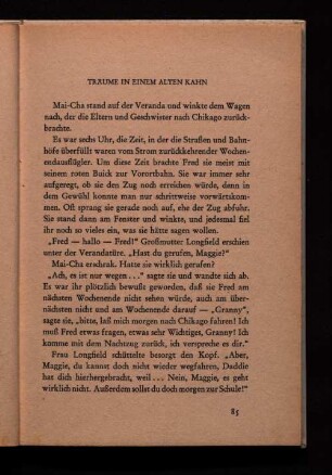 Träume in einem alten Kahn