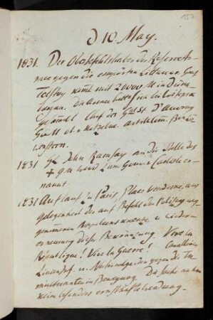 157r-164r, 1831-1835