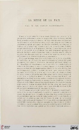 16: La reine de la paix par M. le baron Marochetti