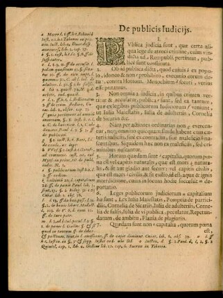 De publicis Iudiciis.