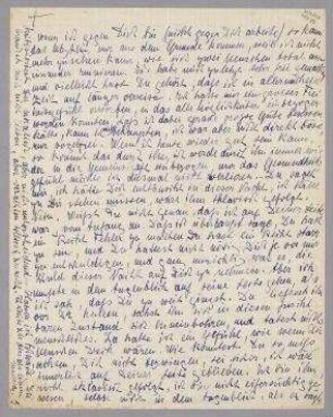 Brief von Elfriede Hausmann-Schaeffer an Hannah Höch