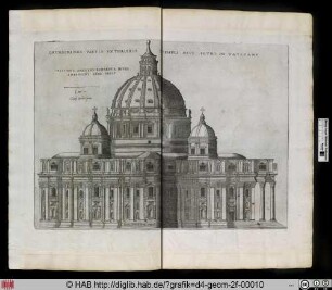 St. Peter nach dem Entwurf von Michelangelo.