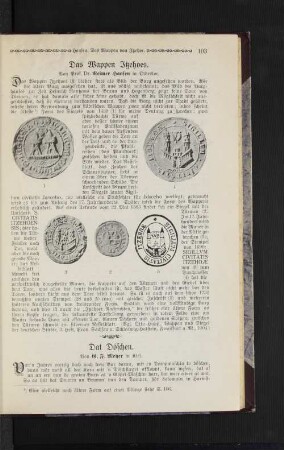 Das Wappen Itzehoes.