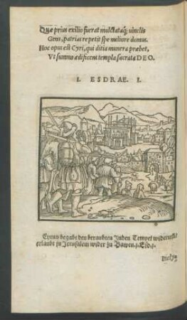 I. Esdrae.