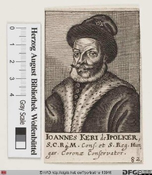 Bildnis János Kéry von Ipolker