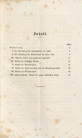 Die verfassungsmäßige Staatseinheit der Herzogthümer Schleswig-Holstein