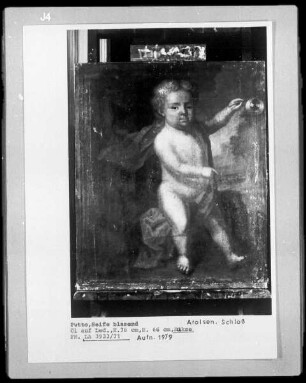 Putto mit Seifenblasen
