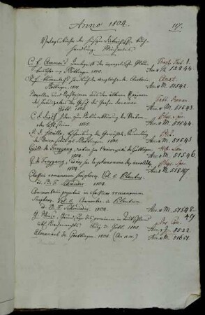 Verlags-Bücher der hiesigen Dieterichischen Buch-Handlung. Michaelis.
