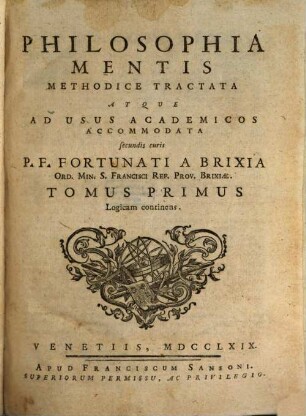 Philosophia mentis methodice tractata atque ad usus academicos accommodata