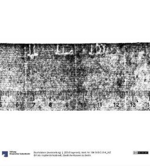 Buchstaben (zweikonturig): [...]EB (Fragment)