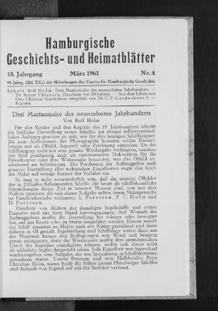 März 1961. Nr. 4