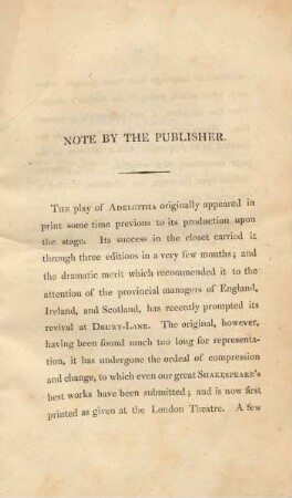 Note by the publisher