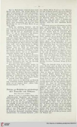 11: Beiträge zur Geschichte der württembergischen Baumeister und Bildhauer