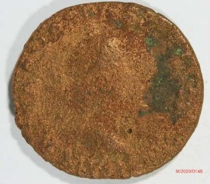 Römische Münze, Nominal As, Prägeherr Vespasian, Prägeort Rom, Original