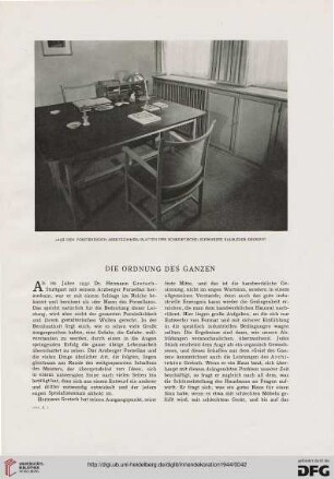 55: Die Ordnung des Ganzen