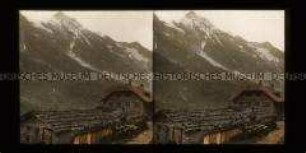 Gasthof Traunncralpe mit dem Wiesbachhorn