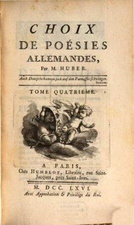 Choix De Poésies Allemandes, 4