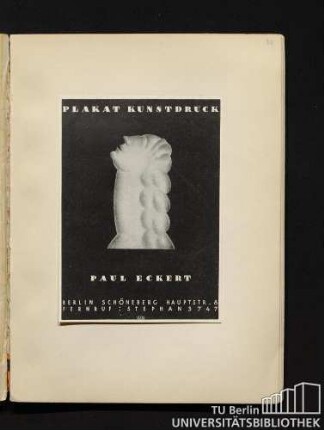 Plakat Kunstdruck Paul Eckert