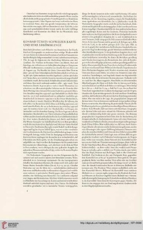Konrad Türsts Schweizer Karte und ihre Abkömmlinge