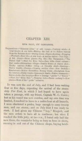 Chapter XIII. Kina Balu, viâ Tampassuk