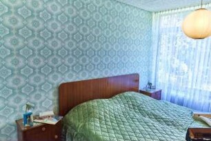 Schlafzimmer Quelle-Fertighaus im Museum