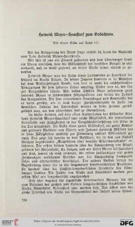 9: Heinrich Meyer-Haarstorf zum Gedächtnis