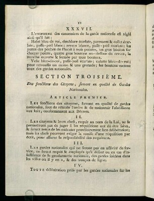 12-21, Section Troisième. - Section Cinquième.