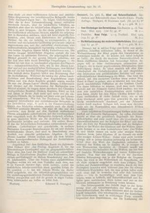 514-517 [Rezension] Dennert, E., Vom Sterbelager des Darwinismus