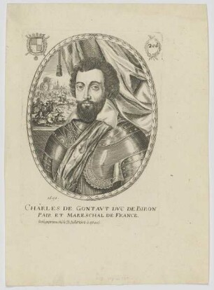 Bildnis des Charles de Gontavt, Dvc de Biron
