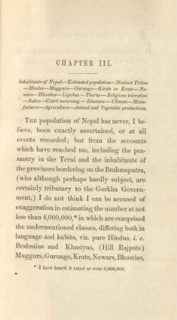 Chapter III. Inhabitants of Nepal ...