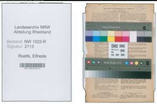 Entnazifizierung Elfriede Roelfs , geb. 01.06.1901 (Assessorin)